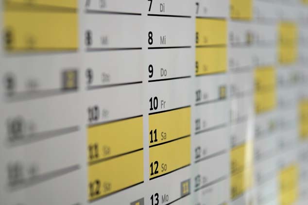 Heitzer Kalender für kostenlose Besichtigung